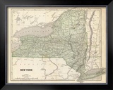 New York, c.1845 Framed Giclee Print by Sidney E. Morse