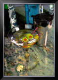 Martini on the Marble Table Framed Giclee Print by Steve Ash