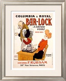 Bar-Lock Framed Giclee Print by Grignon 