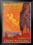 Aix en Provence Framed Giclee Print by M. Feguide