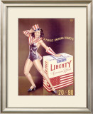 American Liberty Cigarette Framed Giclee Print by Esbe 