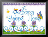 Princess Sleeps Here Prints by Tania Schuppert