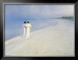 Summer Afternoon on Skagen Beach Posters by Peder Severin Kröyer