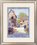 Pont-Audemar Framed Giclee Print by Alo (Charles-Jean Hallo) 