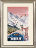 Nice la Colmiane Framed Giclee Print by Mandoni 