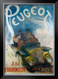 Peugeot Framed Giclee Print by G. De Burggrill