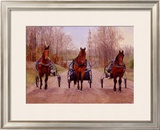 Winter Training Framed Giclee Print by Joan Macintyre