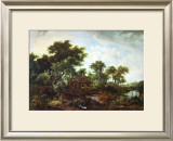 The Water Mill Art by Meindert Hobbema