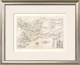 Il Disegno D'Geografia Moderna Della Provincia Di Natolia Lámina enmarcada de edición limitada por G. Gastaldi