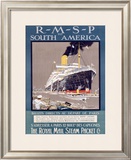 RMSP to South America Framed Giclee Print by Kenneth Shoesmith