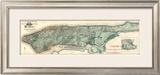 Sanitary and Topographical Map of the City and Island of New York, c.1865 Impressão giclée emoldurada por Egbert L. Viele Sanitary and Topographical Map of the City and Island of New York, c.1865 Impressão giclée emoldurada por Egbert L. Viele