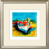 Boat from Algarve I Posters by Hans Oosterban