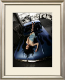 50's Pin-Up Girl Framed Giclee Print by David Perry