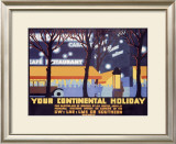 Your Continental Holiday Framed Giclee Print by Robert Brown