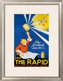 The Rapid Framed Giclee Print by R. Dion