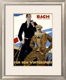 Bach, Fur den Wintersport Framed Giclee Print by Julius Ussy Engelhard