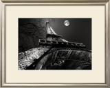 Tour Eiffel, Pleine Lune Posters by Antoine Carrara