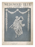 An Illustration of a Typical Wedgwood Design on the Cover of the Music Sheet 'Wedgwood Blue' Giclee Print