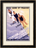Extension de Ciboure Framed Giclee Print by Francis Bernard