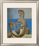 Baigneuse Assise au Bord de la Mer, c.1930 Art by Pablo Picasso