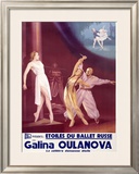 Etoiles du Ballet Russe Framed Giclee Print by A. Wamaw