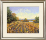 Corn Rows Print by Mary Jean Weber