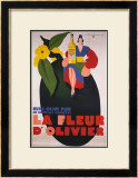 La Fleur d'Olivier Framed Giclee Print by Jean Mercier