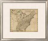United States, c.1812 Framed Giclee Print by Aaron Arrowsmith