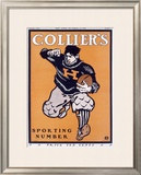 Colliers Havard Football Framed Giclee Print