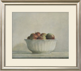 Mcintosh Apples in a White Bowl, 1981 Print by Elsie Manville