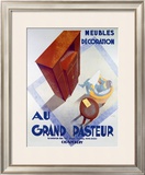 Meubles au Grand Pasteur Framed Giclee Print by C. Villot