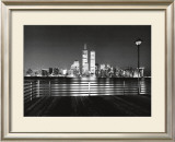 New York Skyline at Night Posters by Ralph Uicker