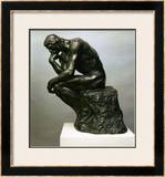 The Thinker Print by Auguste Rodin