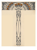 Abstracted Plant in the Jugendstil Manner Giclee Print