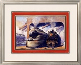 Pennsylvania Railroad, Steam Locomotive Framed Giclee Print by Grif Teller