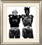 Andy Warhol and Jean-Michel Basquiat Prints by Michael Halsband