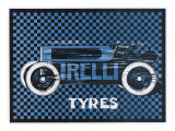 A Striking Advertisement for Pirelli Tires Giclee Print