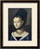 Portrait de Jeune Femme Prints by Petrus Christus