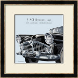 Simca Beaulieu 1957 Poster by Eduardo Escarpizo