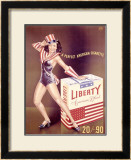 American Liberty Cigarette Framed Giclee Print by Esbe 