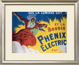 Phenix Electric Framed Giclee Print by E. Gallice
