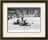 Indoor Short Track Roberts Eklund Framed Giclee Print by Jerry Smith