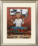 Sushi-Man Framed Giclee Print by John Howard
