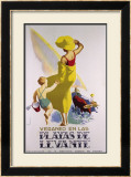 Playas de Levante Framed Giclee Print by Morell 