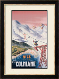 Nice la Colmiane Framed Giclee Print by Mandoni 