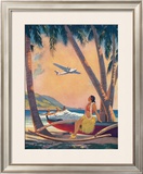 Hawaiian Hula Girl Fantasy Poster by Frederick Heckman