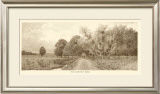 The Country Road in Sepia Posters by C. Harry Eaton