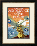 Join Air Service Framed Giclee Print by Jozef Paul Verrees