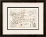 Il Disegno D'Geografia Moderna Della Provincia Di Natolia Lámina enmarcada de edición limitada por G. Gastaldi