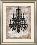 Vintage Chandelier II Posters by Lisa Ven Vertloh
